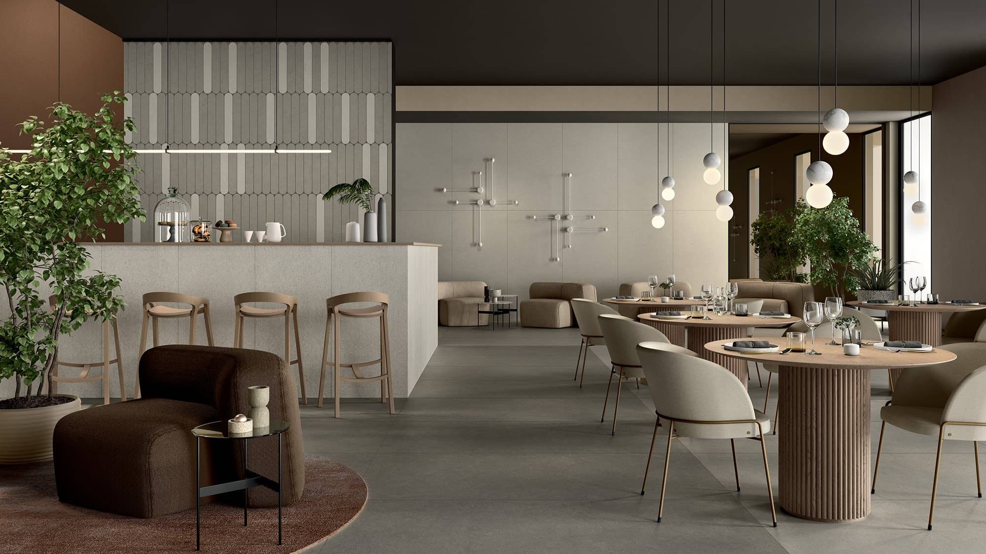 Commercial floor tile